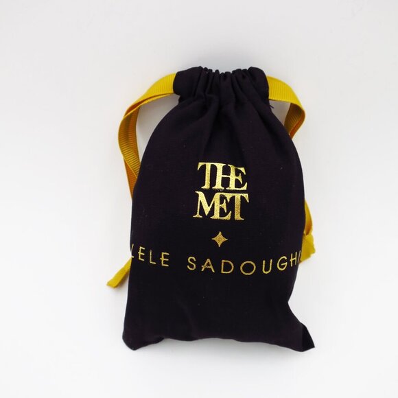 The Met x Lele Sadoughi Gustav Klimt Primavesi Hair Claw Clip NWT w Storage Bag - Picture 8 of 10